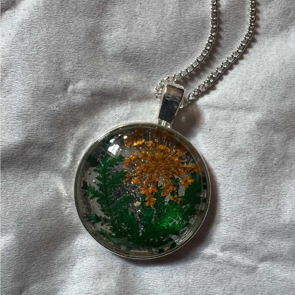 Yellow Flower Necklace